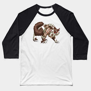 WereCat: Chocolate Bicolor Baseball T-Shirt